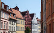 canvas print picture - Häuser in der Altstadt von Stralsund