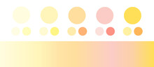 Soft Tints In Pink Hue With Light And Dark Shade; And Gradient Color Palette	
