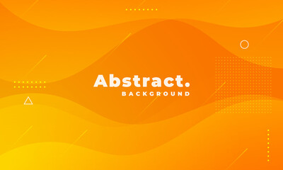 Abstract orange wave background. Dynamic shapes composition. Modern template design for covers, brochures, web and banners.