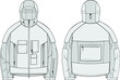 Multi Pocket Shell Jacket 