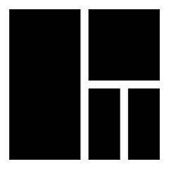 layout glyph icon