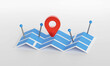 © enra - 3DCG illustration of map image