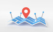 © enra - 3DCG illustration of map image