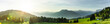 canvas print picture - Bregenzer Wald Panorama vom Bödele