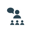 © Pablozz - Vector web icons, business, teamwork, training and presentation. Flat design.