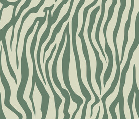 Wall Mural - tiger texture pattern green khaki stripe repeat seamless safari