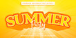 © ilhamnfs - editable text effect summer party
