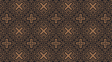 flat ornament line pattern design