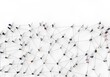 © ink drop - Large group of diverse people connected by lines. 3D Rendering