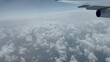 Flug über den Wolken mit einer Passiermaschine von Zürich nach Johannesburg
