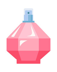 Wall Mural - Perfume Bottle Glass Vial and Flask. Vector illustration