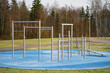 © bzzup - Outdoor workout training area in a modern coutryard