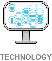 Wall Mural - modern technology, social media, communication in global computer networks. storage, transmission pr