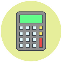 Canvas Print - Calculator Icon Design