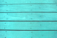 Blue Green Wood Texture Background. Old Natural Wood Texture.