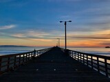 Fototapeta  - pier in the sunset