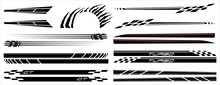 Car Side Stripes Or Racing Vehicle Graphics And Vinyls In Vector Format