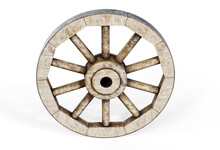 Old Wooden Wheel 3d Render