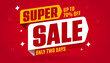 Super sale only two days up to 75 percent off