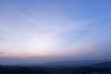 Wall Mural - sky and clouds at sunset