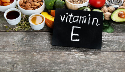 Wall Mural - Food containing natural vitamin E