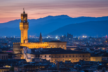 Wall Mural - views of santa maria del fiore cathedral in florence, italy