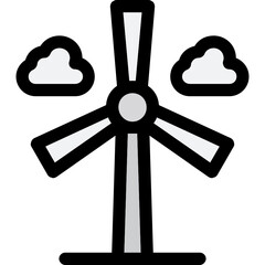 Poster - Wind Turbine Icon