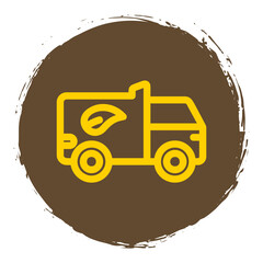 Wall Mural - Eco Truck Icon