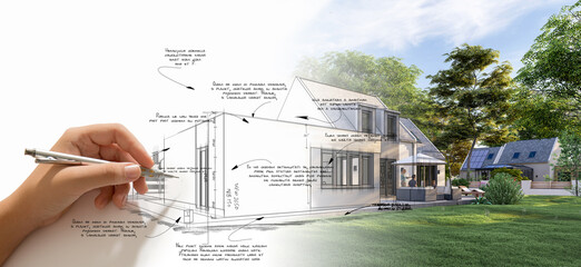 Aufkleber - Architect creative process