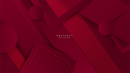 Wall Mural - Red maroon abstract background