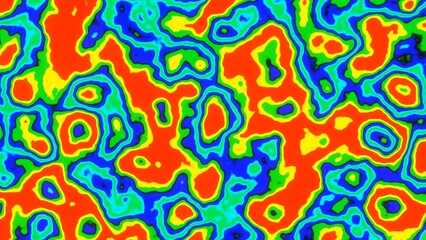 Canvas Print - Psychedelic background in infrared color pattern