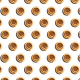 Fototapeta Mapy - Pattern illustration coffee for design theme coffee
