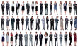 © ASDF - collage of a variety of business people standing in a row