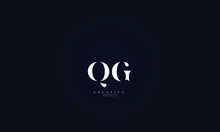 Alphabet Letters Initials Monogram Logo QG GQ Q G
