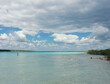 different colours of the bacalar lagoon