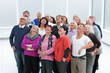 © ASDF - a group of older people look up