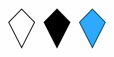 kite geometry shape in mathematics