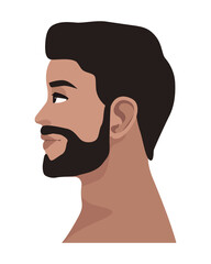 Poster - young bearded man character