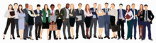 Illustration Of Group Of Business People Standing