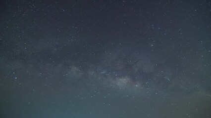 Wall Mural - milky way galaxy time lapse lampang thailand, universe galaxy milky way time lapse, dark milky way, 