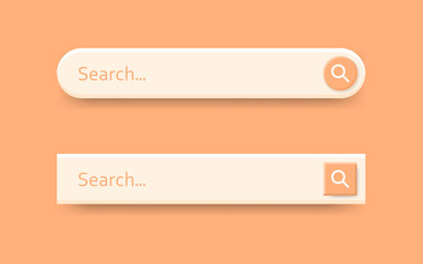 Wall Mural - search bar in flat style. website address vector illustration on isolated background. internet link 