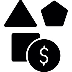 Canvas Print - Game Money Icon