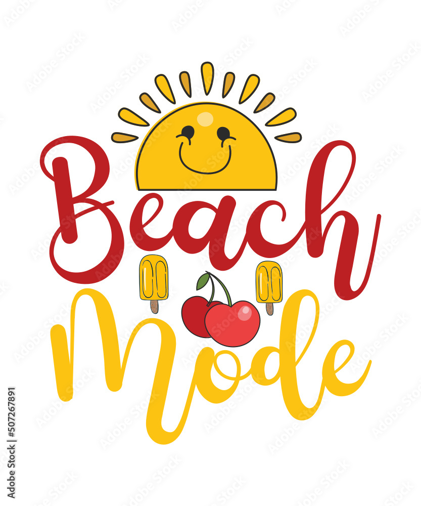 Vector de Stock Summer Beach Bundle SVG, Beach Svg Bundle, Summertime ...