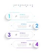 © Mif Design - Vector Infographic label design template with icons and 4 options or steps. Can be used for process diagram, presentations, workflow layout, banner, flow chart, info graph.