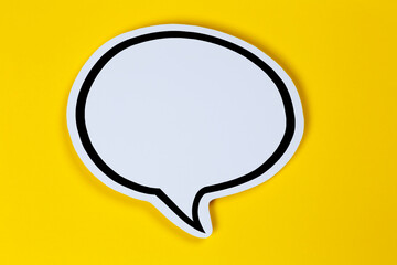speech bubble with copyspace copy space communication concept talking