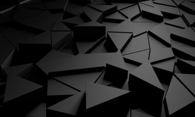  Dark Chaotic Poligon Surface Background