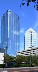 Canvas Print - Panorama der Downtown von Tampa, Florida