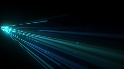 Wall Mural - abstract glowing 3d light strokes background/ 4k animation of an abstract looped wallpaper backgroun