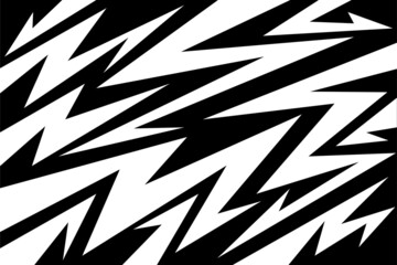 Wall Mural - abstract background with various sharp, zigzag and arrow pattern