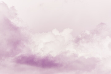 Wall Mural - twilight sky with effect of light pastel pink colors. colorful sunset of soft clouds.